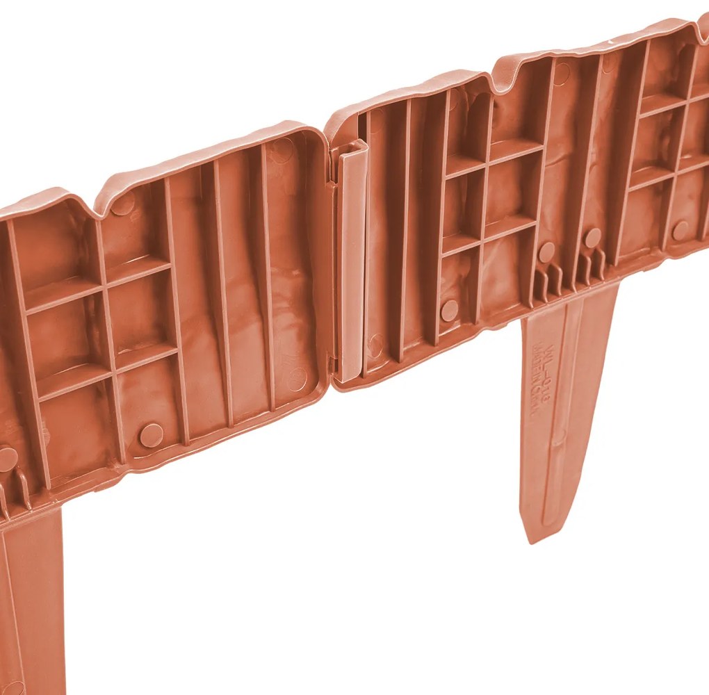 4Home Záhradná palisáda - obrubník Terracotta, 2,5 m