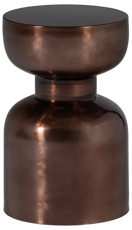 Kovový okrúhly odkladací stolík ø 30 cm Frits – WOOOD