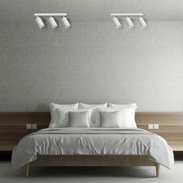 LED RGBW stmievateľné kúpeľňové bodové svietidlo TURYN 3xGU10/6,5W/230V IP44 biela