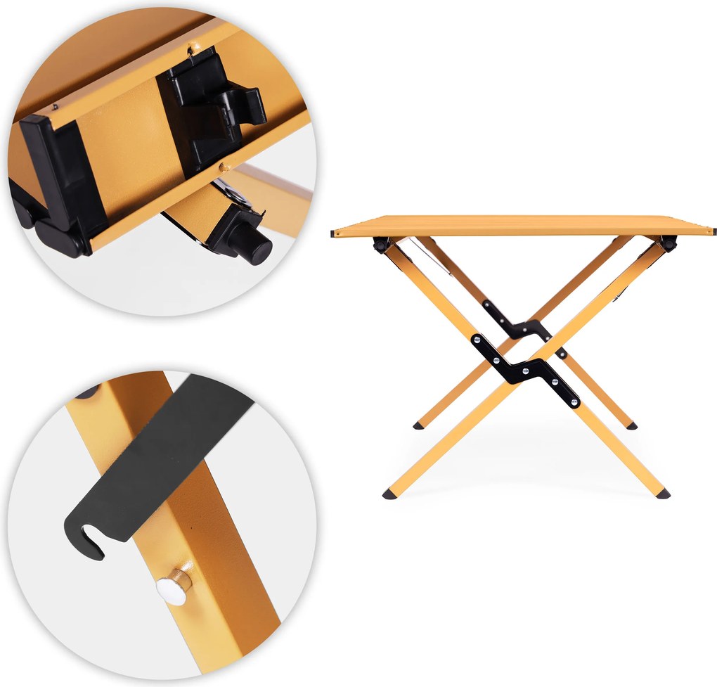 MultiGarden Turistický skladací stôl 90x60 cm s taškou MultiGarden