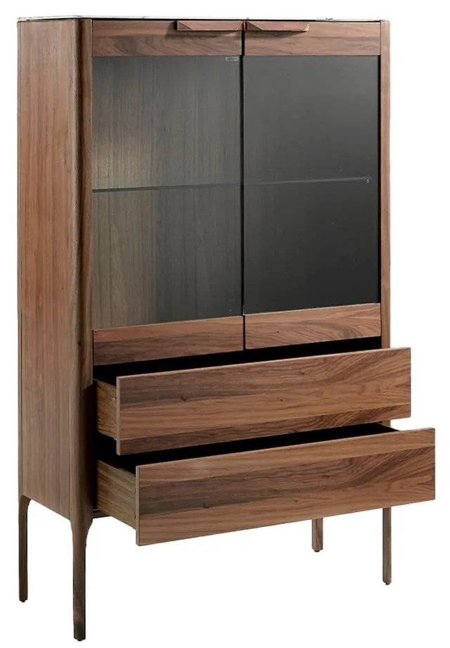 Walnut Vitrína 3075 99 × 40 × 161 cm ANGEL CERDÁ