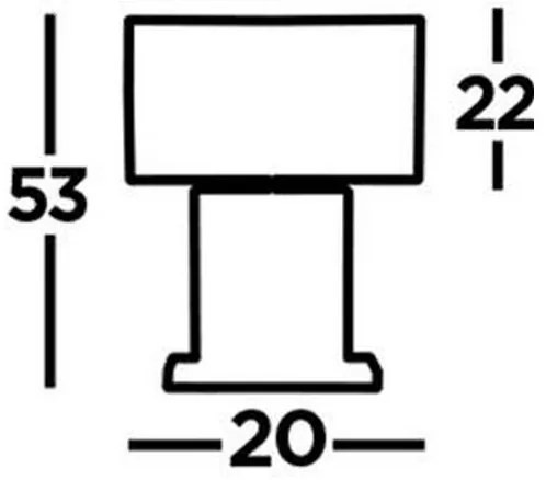 Searchlight EU54210BK - Stolná lampa CLARENDON 1xE27/60W/230V čierna