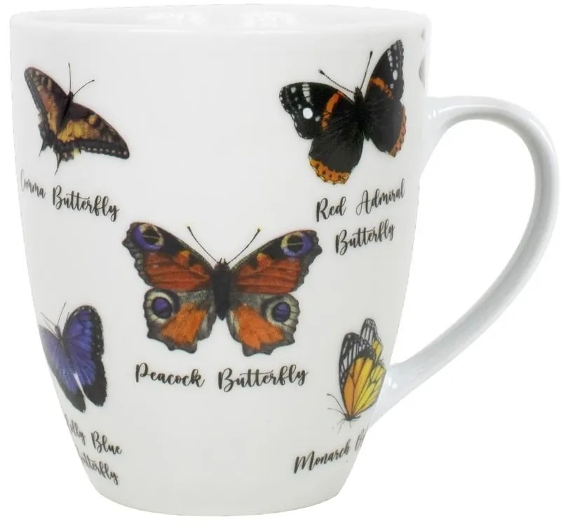 Porcelánový hrnček motýliky - 11,5 * 8,5 * 10cm