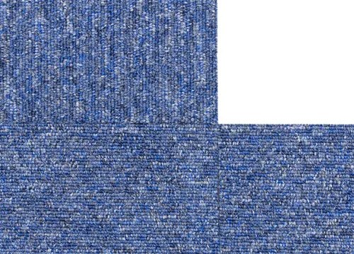 Koberce Breno Kobercový štvorec ARIZONA 525, velikost balení 5 m<sup>2</sup>  (20ks), modrá, viacfarebná