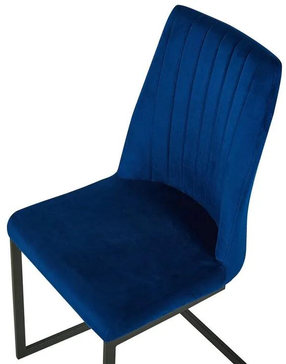 Set 2 ks. jedálenských stoličiek LANIVE (modrá). Vlastná spoľahlivá doprava až k Vám domov. 1023447