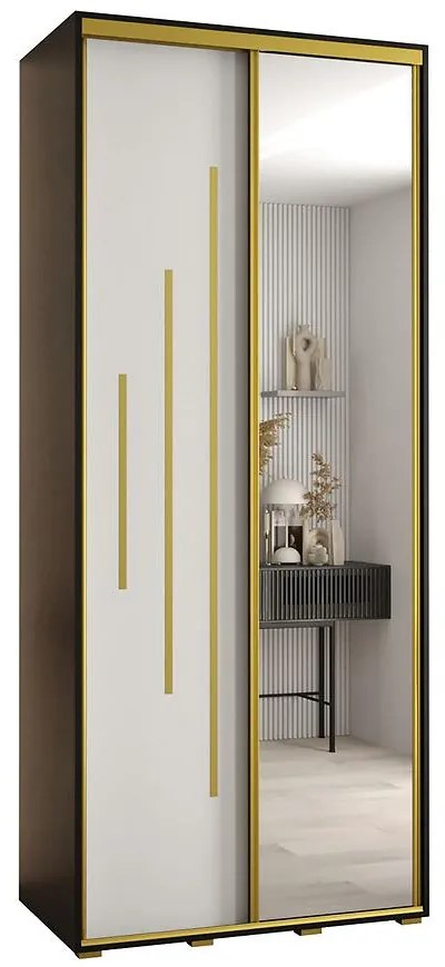 Skriňa 45 Canaris 13 100 čierna/biela/gold