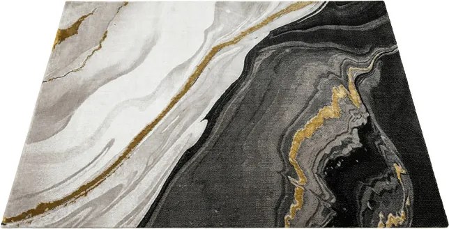 Koberec Kashmir KR287S sivý / čierny