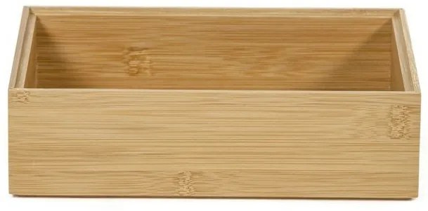Organizér Compactor Bamboo Box, 22,5 x 15 x 6,5 cm, prírodné drevo