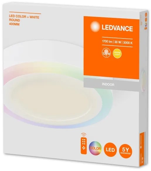 Ledvance - LED RGB Stmievateľné stropné svietidlo LED/38W/230V + DO