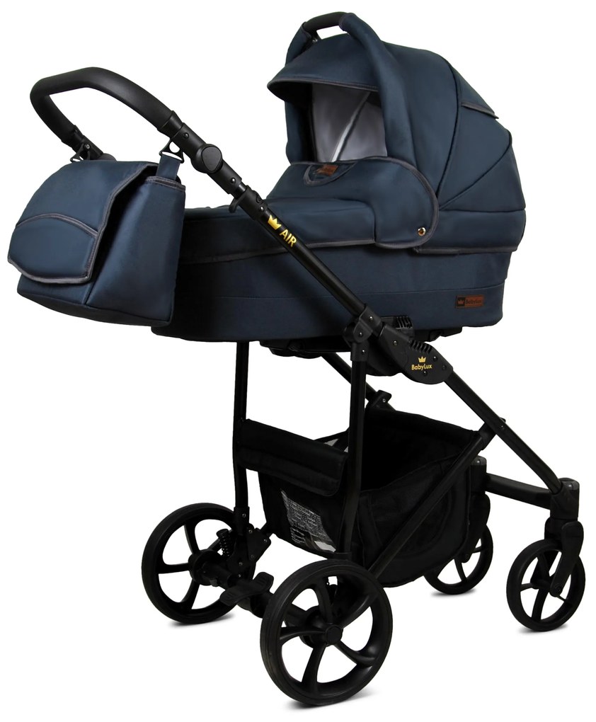 Detský kočík 2v1 BabyLux AIR ALU Antracit