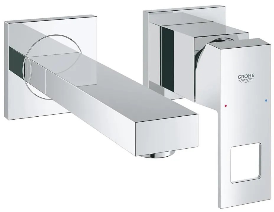 GROHE 19895000 - Umývadlová dvojotvorová batéria EUROCUBE 171 mm lesklý chróm