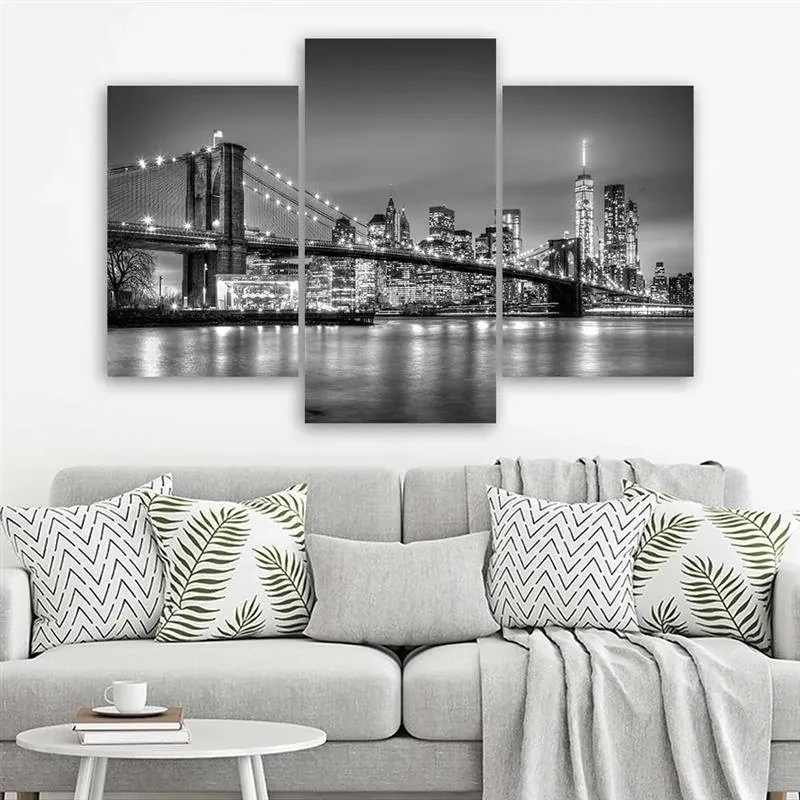 Gario Obraz na plátne Brooklynský most - 3 dielny Rozmery: 90 x 60 cm