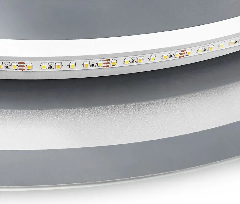 Rea Zrkadlo Modern ⌀70 cm s vyhrievaním a regulovateľným LED osvetlením HOM-00905