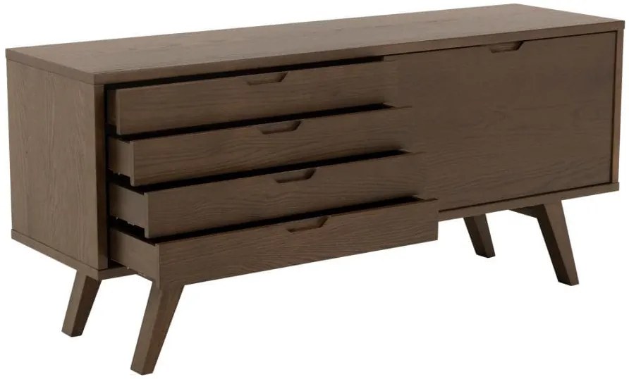 Komoda A-Line 160 cm dub kouřový
