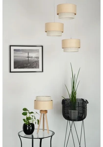 Brilagi - Stolná lampa ARIZONA BOHO 1xE27/15W/230V béžová