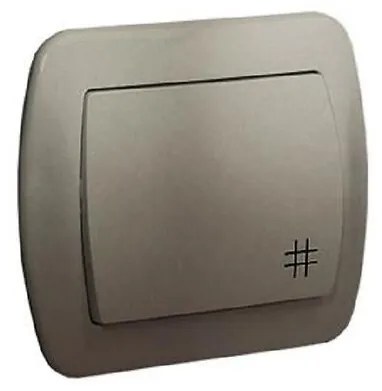 Krížový vypínač AW7, satén