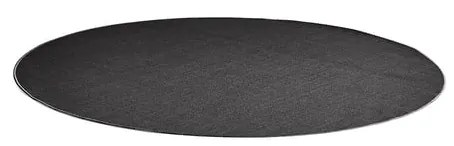 Okrúhly koberec ALVIN, Ø 3000 mm, čierny
