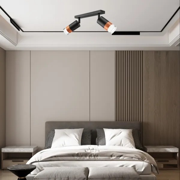 Bodové svietidlo AURORA 2xGU10/10W/230V