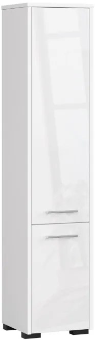 Kúpeľňová skrinka FIN 30 2D biela, lesk