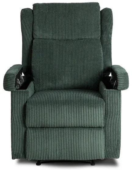 Masážne kreslo ANDREA, zelený menčester