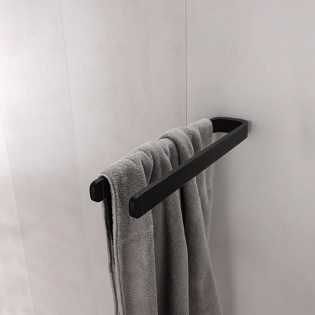 Nimco Držiak na uteráky, 39 cm NIKAU čierna - NKC 30098-90