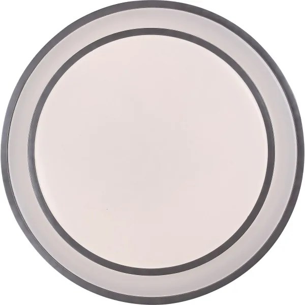 Rabalux 2131 - LED stmievateľné stropné svietidlo LUPITA LED/40W/230V strieborné + diaľkové ovládanie