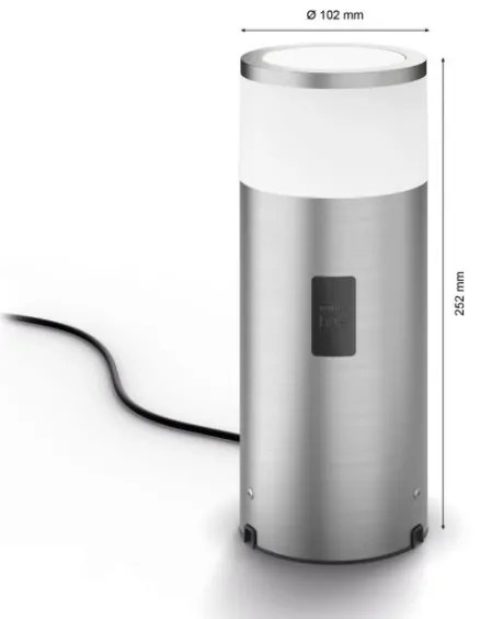 Philips - LED RGBW Stmievateľná vonkajšia lampa CALLA Hue LED/8W/230V IP44