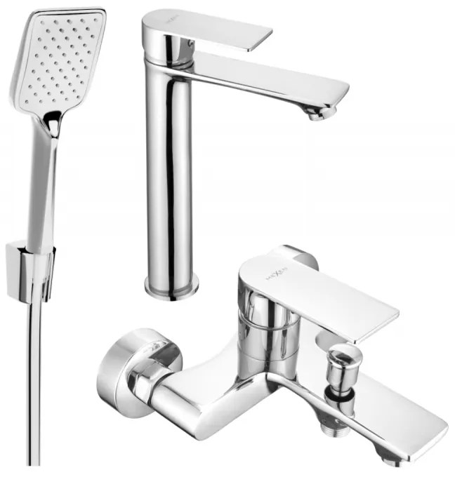 Mexen Royo vaňová sada R62, chróm - 72213R62-00