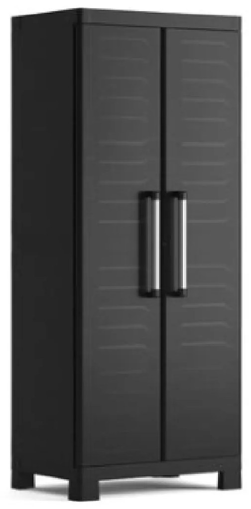 KIS Skriňa DETROIT vysoká delená 65 cm, čierna