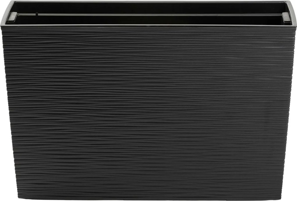 Plastový květináč Bloom Riflo 36,2x56,1 cm černý