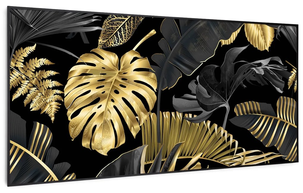 Wonderwall Air Art Smart, infračervený ohrievač, 120 x 60 cm, 700 W, čierny list