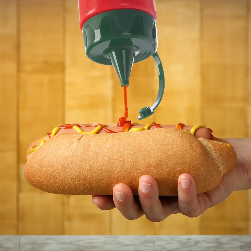 Orion Dávkovacia fľaša na KEČUP – červená, 0,7 l