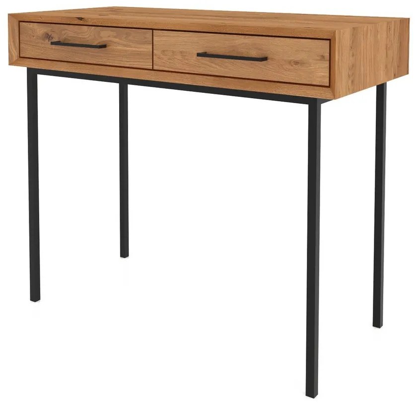 Toaletný stolík z dubového dreva 97x45 cm Abies - The Beds