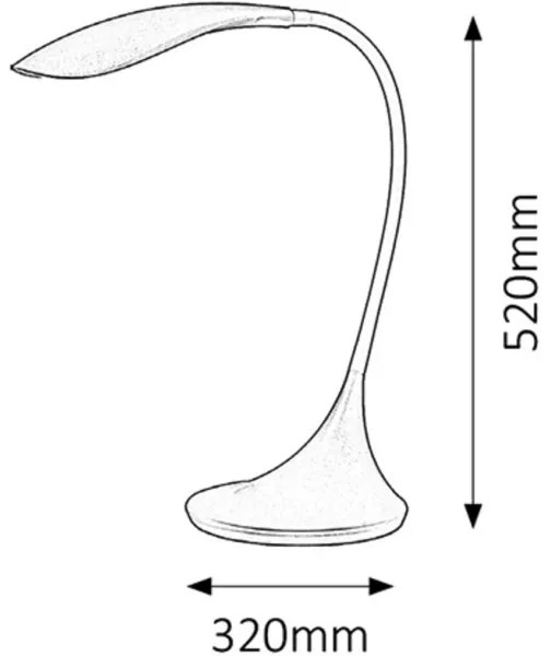 Rabalux 4167 - LED Stmievateľná lampa DOMINIC LED/4,5W/230V