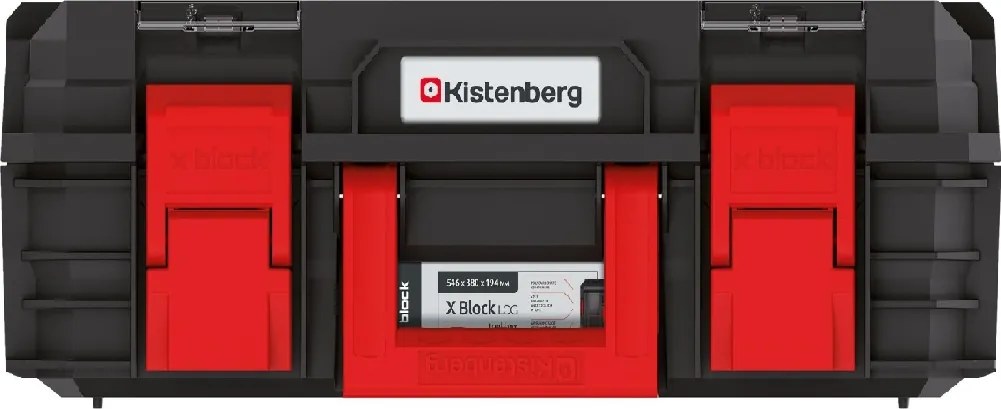 Kistenberg Kufrík na náradie X BLOCK LOG čierny 546x380x194