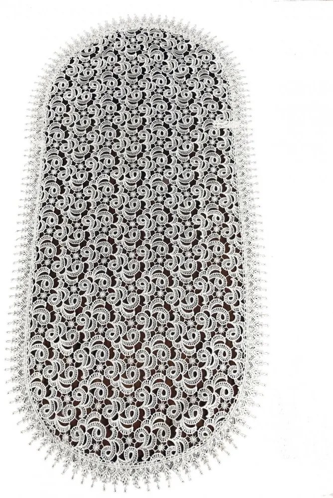 Univerzálny biely krajkový obrus Šírka: 30 cm | Dĺžka: 120 cm