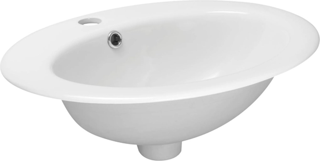 Novoterm Zápustné keramické umývadlo NV-KR-132 biele