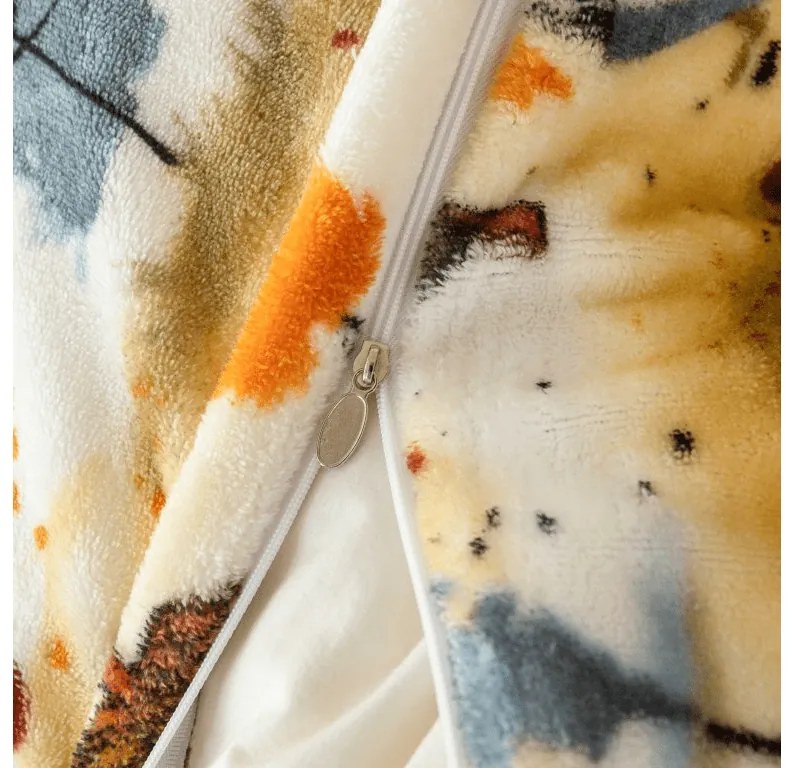 Obliečky mikroplyš AUTUMN VILLAGE farebné Rozmer obliečky: 70 x 90 cm | 140 x 200 cm