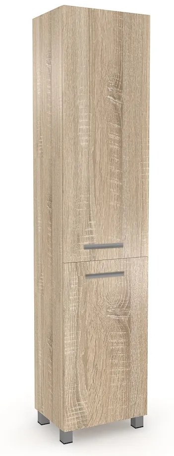 Skříňka do koupelny 40 cm Mola s košem Alaska bílá