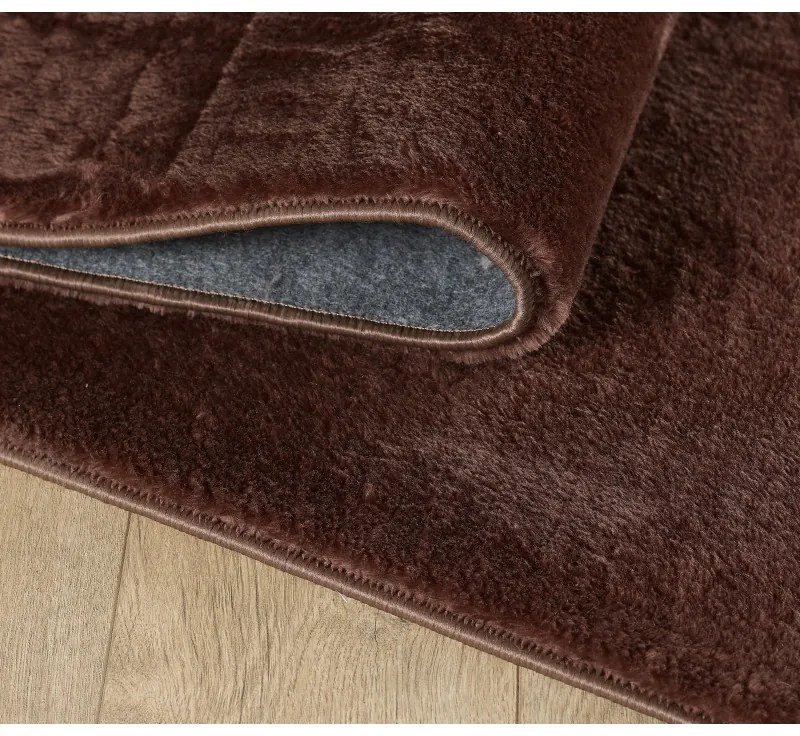 Ayyildiz koberce Kusový koberec Catwalk 2600 Brown kruh - 120x120 (priemer) kruh cm