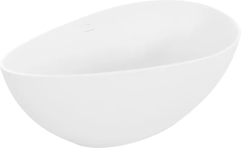 Mexen Parma voľne stojaca vaňa z konglomerátu 160 x 95 cm, biela matná - 57231609500