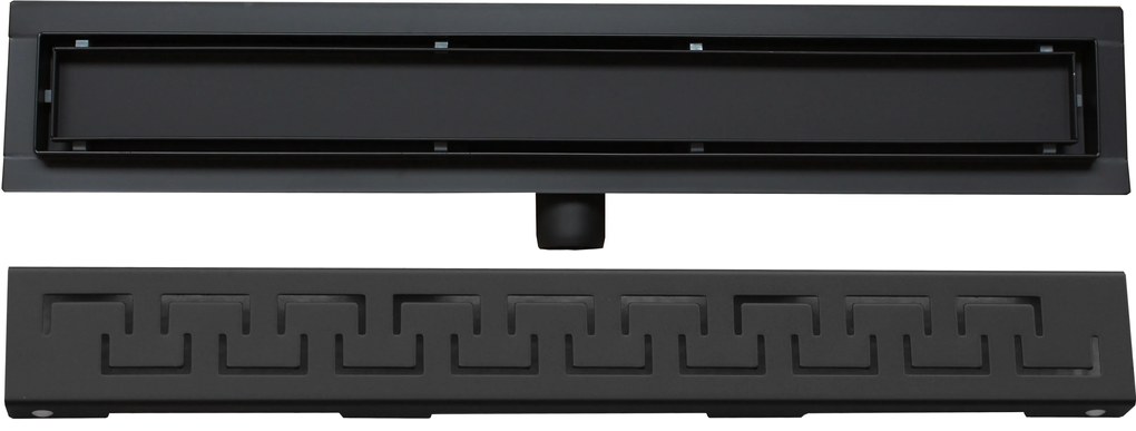 Sprchový žľab MEXEN GREEK BLACK - čierny