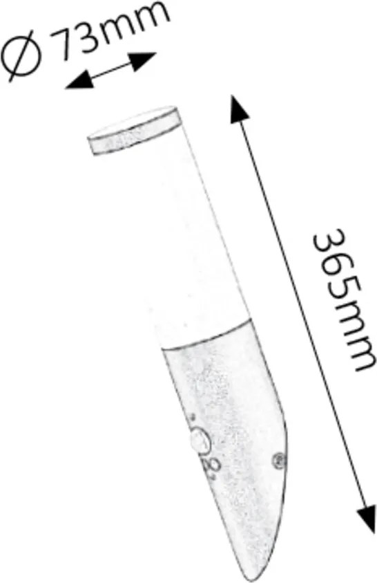Rabalux BLACK TORCH vonkajšie nástenné svietidlo 8146