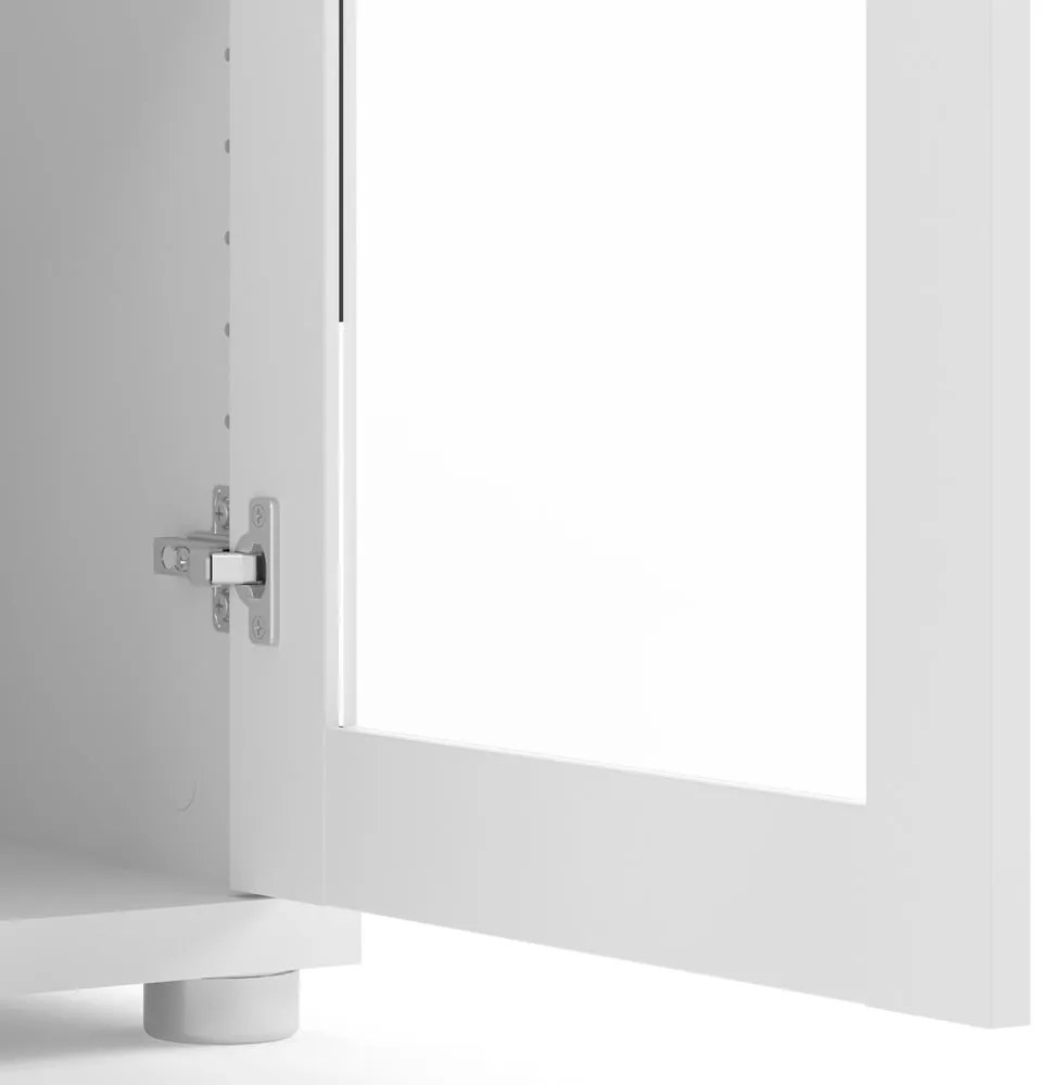 Biela modulárna knižnica 89x113 cm Prima – Tvilum