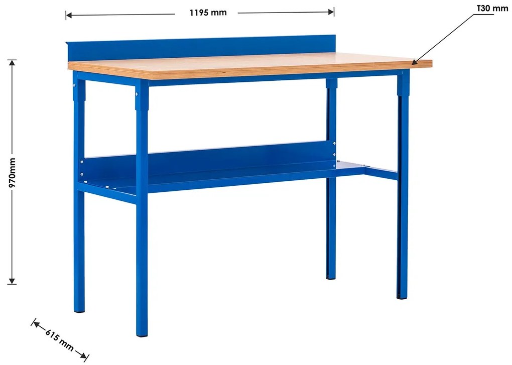 Trestles Dielenský stôl Igy12 PRS2-5017