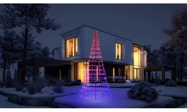 Twinkly TWP01KSPP-BEU - LED RGBW Vonkajší vianočný strom TREE 1000xLED IP44 Wi-Fi