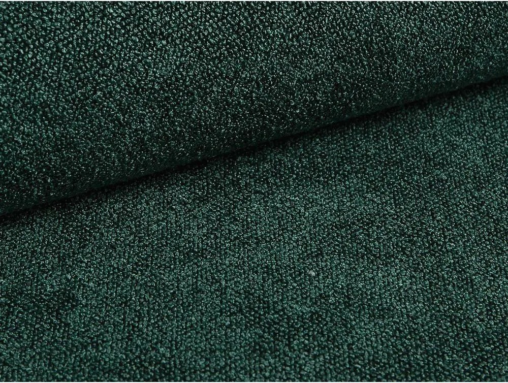 Tmavozelená čalúnená dvojlôžková posteľ s úložným priestorom s roštom 140x200 cm Eric – Micadoni