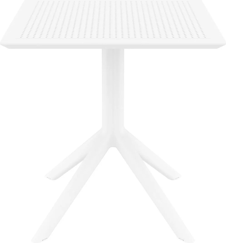 SKY 70 záhradný stôl white