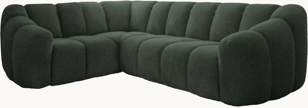 Ženilková rohová pohovka Shell