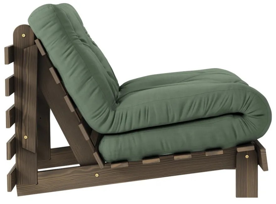 Zelené kreslo Roots – Karup Design